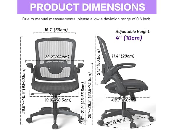Ergonomic Mesh Seat Home Office Chair