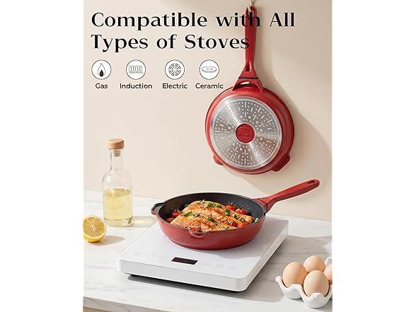 Titanium Saute Pan With Lid