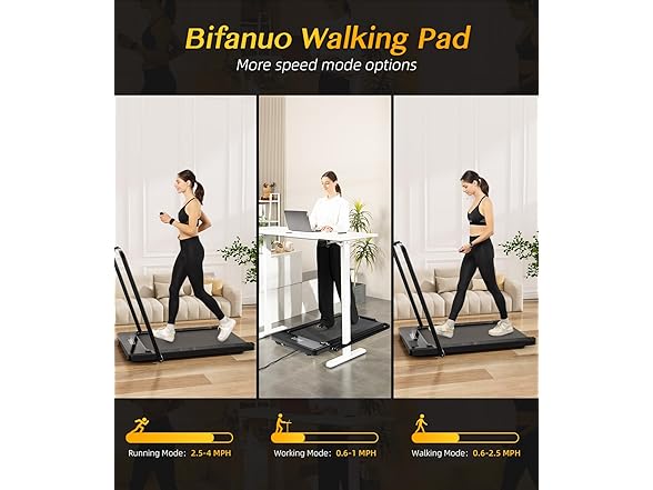 Bifanuo 2 in 1 Folding Treadmill