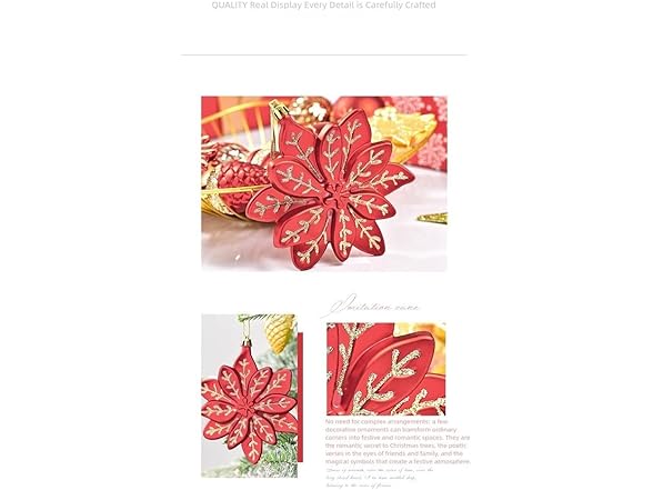 Taberoater 106PCS Christmas Ornaments