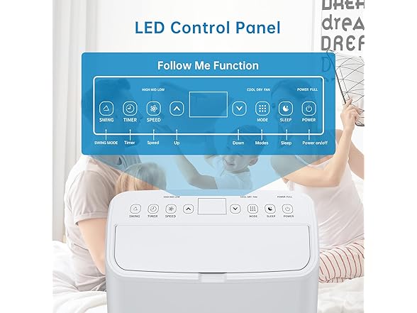 DrawVibe 15,000 BTU Portable Air Conditioner