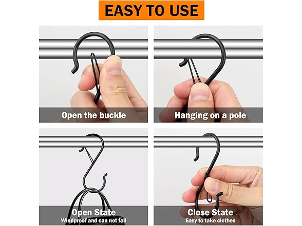 Yzerel Yzerel 50pcs Hanging Safety Buckle - 3.