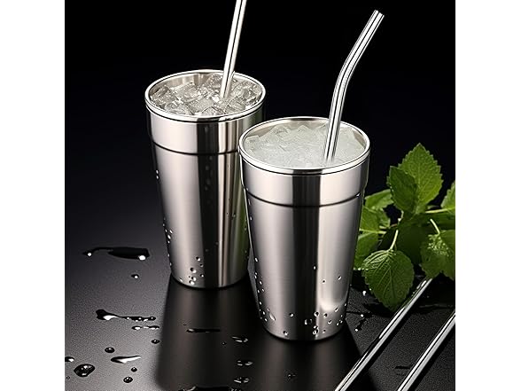Reusable Stainless Steel Metal Straws