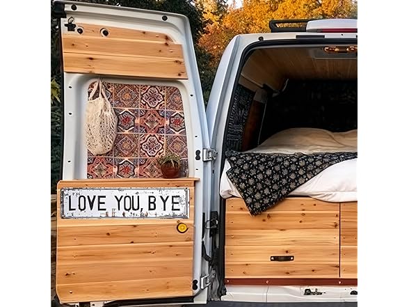 RINEENOM Love You Bye/More Vintage Sign