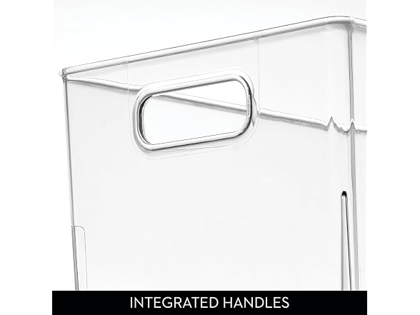 iDesign Stackable Plastic Bathroom Storage Handles-4Pk