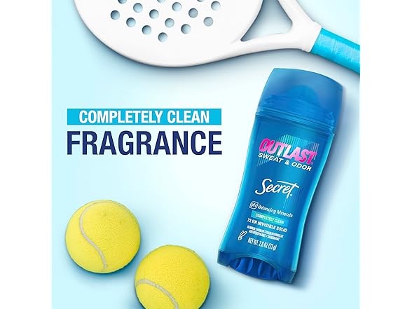 Secret Outlast Clear Gel, 2.6oz, 2pk