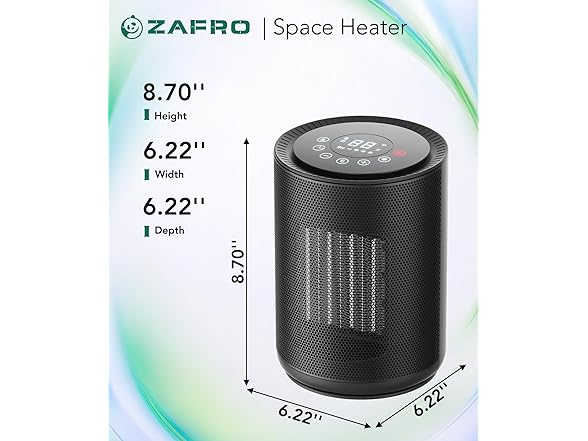 ZAFRO Space Heater for Indoor Use