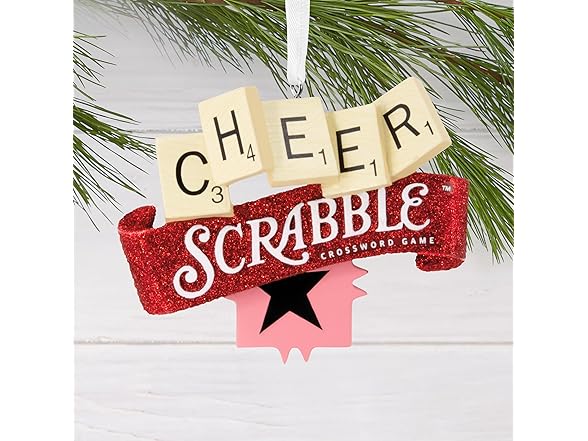 Hallmark Hasbro Scrabble Christmas Ornament