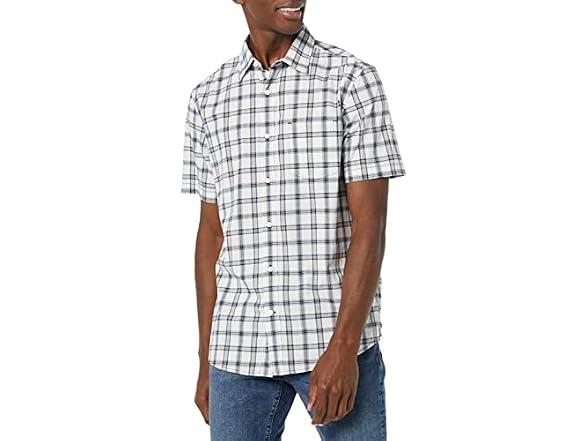 Amazon Essentials Men Short-sleeve Stretch Shirt