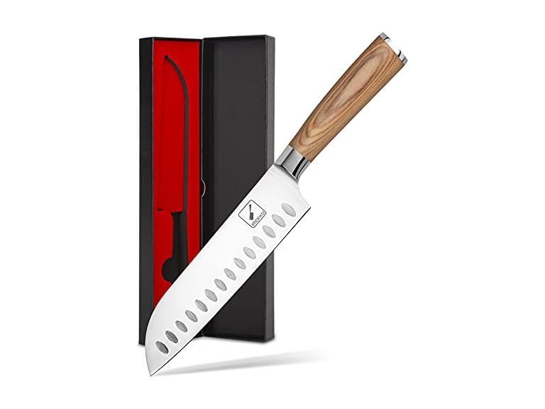 imarku BC075725040048 7 inch Kitchen Knife Gold