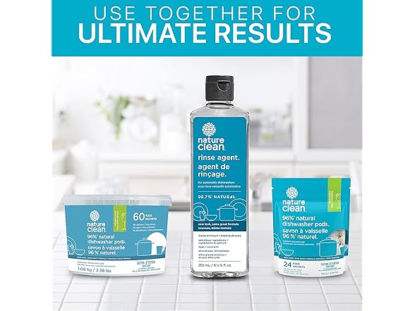 Nature Clean All Natural Dishwasher Rinse Aid
