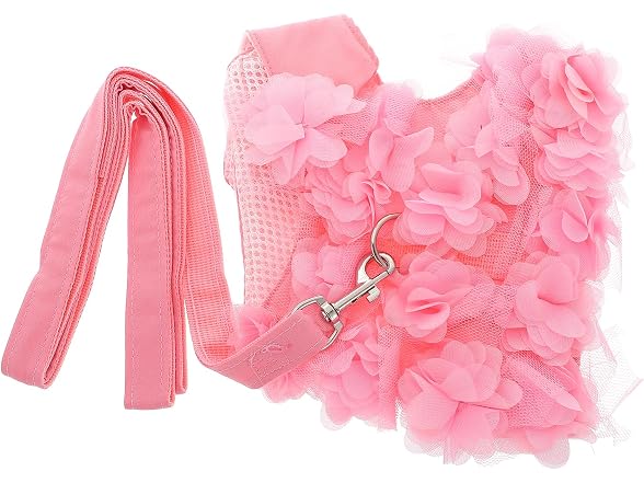 POPETPOP Dog Leash and Harness for Girls,Cut
