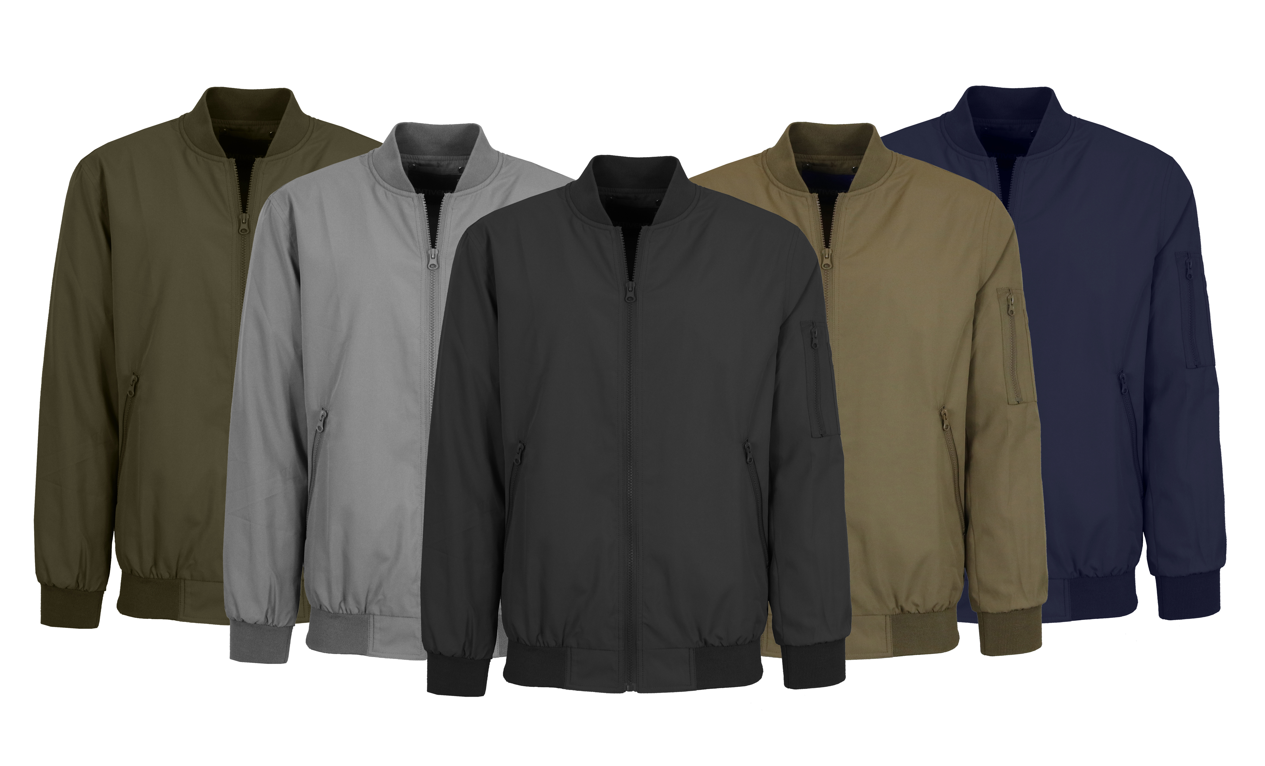 Mens Lightweight Bomber Jacket - Gallery 13