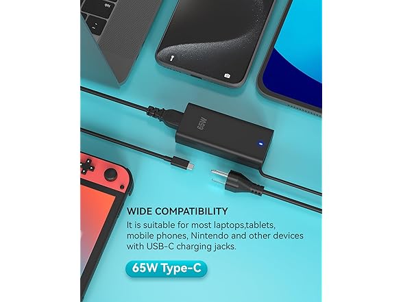 AKELON 65W 45W USB C Laptop Charger