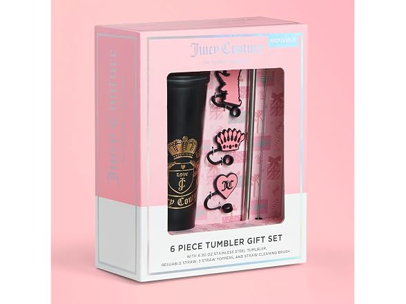 Juicy Couture 6-Piece Tumbler Gift Set