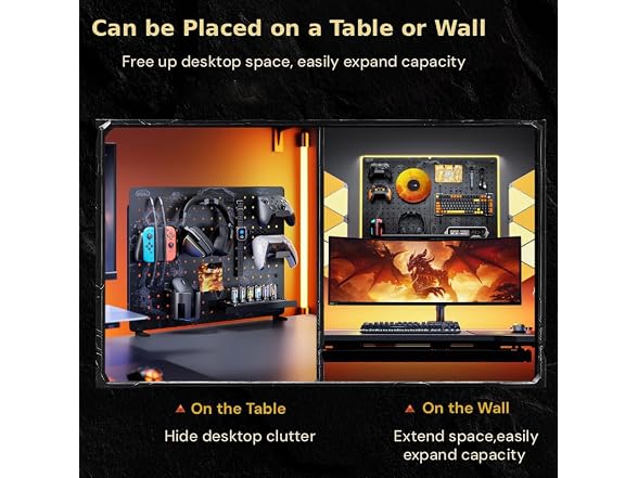 Blizzard Wow Official Licensed Heavy Duty Metal Pegboard 2 Pack Peg Board