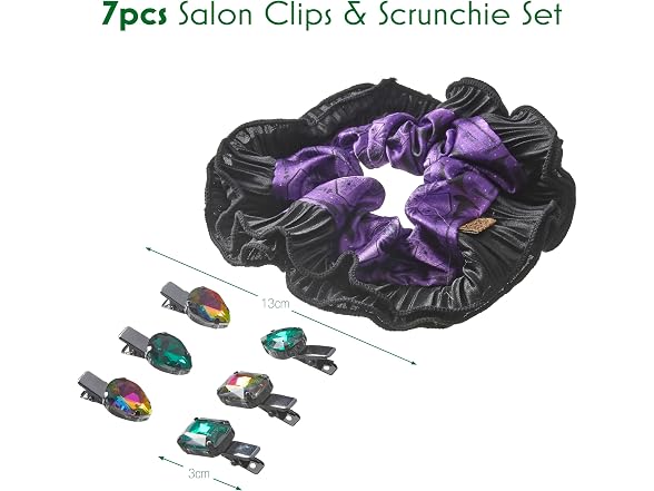 Scunci Wicked Elphaba Hair Set 7 Piece