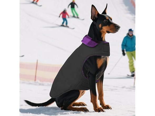 ASENKU Dog Jacket Plaid Reversible