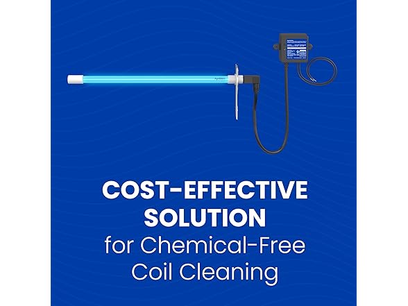 AprilAire AUV24V Residential Whole-House Ultraviolet Light UVC Chemical Free Coil Cleaner
