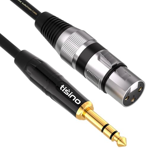 2-Pack XLR Female to 1/4" TRS Cables