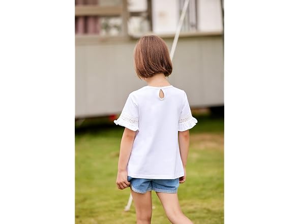 Arshiner Kids (6-7 Ye) Girls Casual Tunic Tops Kid