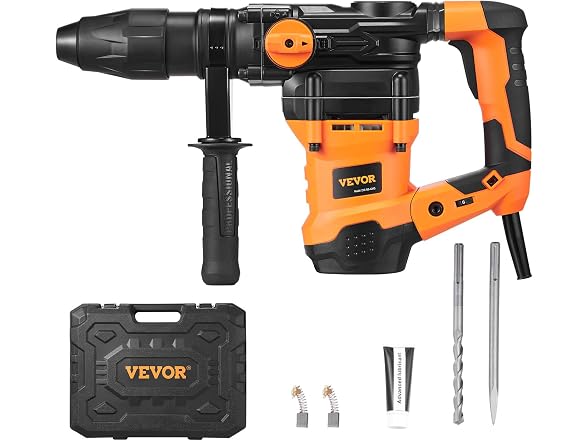 1-9/16 Inch SDS-Max Rotary Hammer Drill, 13Amp