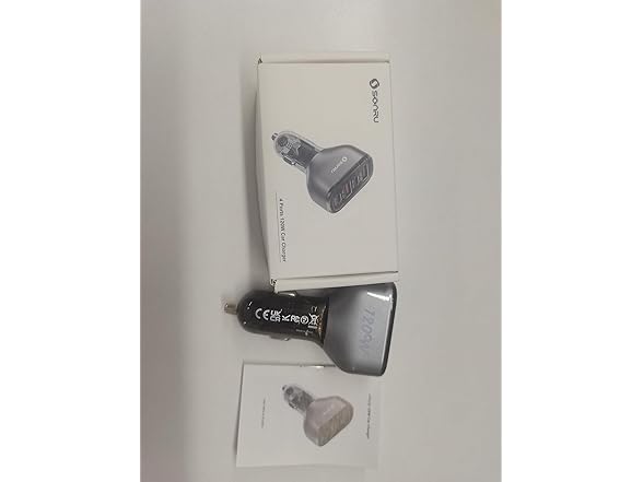 SONRU 4 Port 120W USB C Car Charger