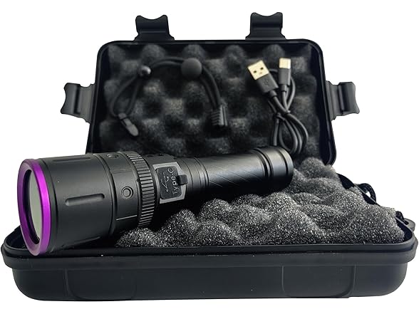 365nm UV Blacklight 20W USB-C Recharg