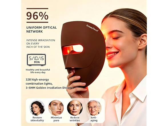 9D Red Light Therapy Mask