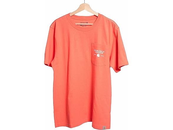 Carhartt Logo Tee (XLT) Coral