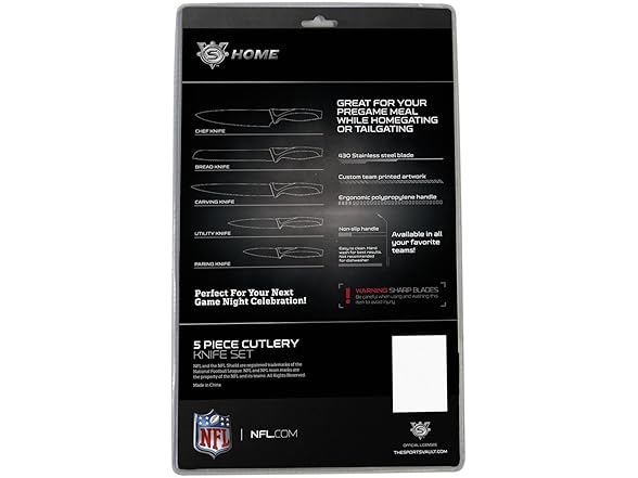 New England Patriots Knife Set