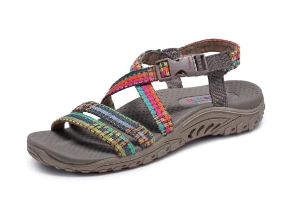 Skechers Women Reggae-Sew Me-Boho Woven Sandal