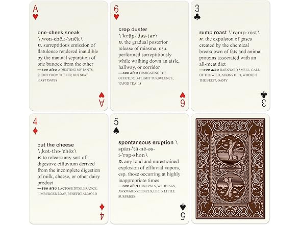 Knock Knock 52 Farts Playing Cards Deck