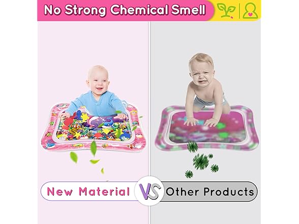 Tummy Time Baby Water Play Mat 2 Pack