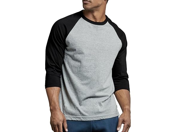 TOP PRO Men (M) Sleeve Casual Raglan Jersey Shirt