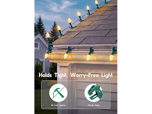 Brightown C9 68Ft Led Christmas String Lights 100 LED