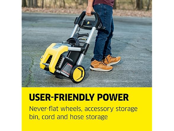 Karcher Pressure Washer K1700, CETA Certified, 3 Spray Nozzl (Open Box)