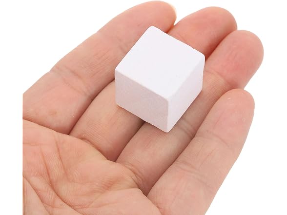 uxcell 50Pcs Wood Blocks for Crafts, 13/16