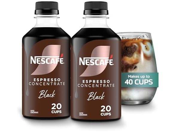 2Pk NESCAFE Espresso Concentrate Black