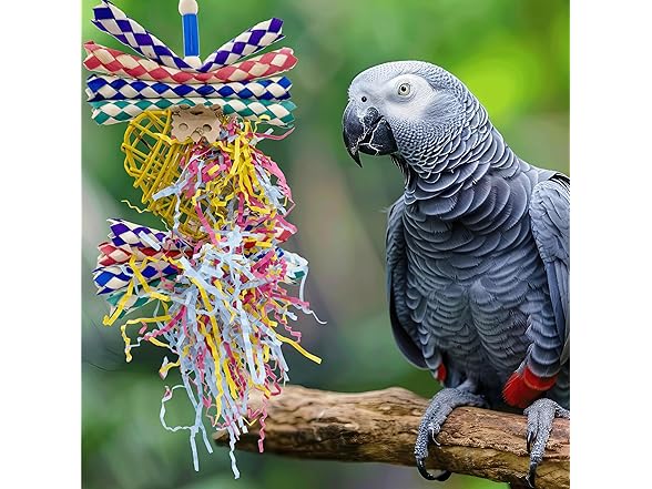 Impeckable Bird Toys 1730 Willow Heart Shredder Bird Toy