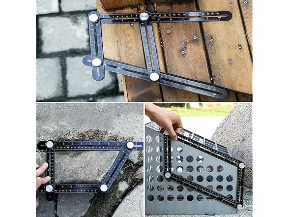 NPQPNAFC CON-60 Angle Ruler Measuring Ruler