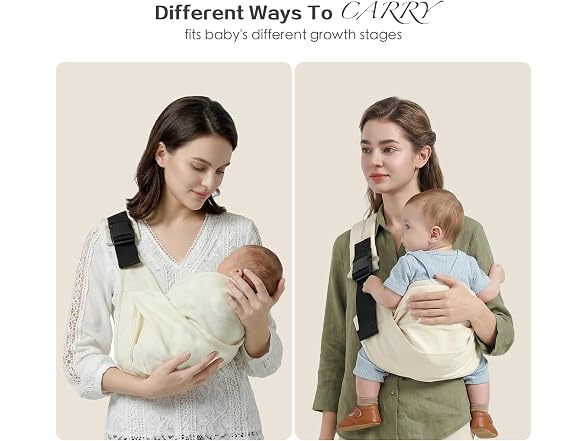 MISSWISDOM Toddler Sling Carrier 7-30lbs