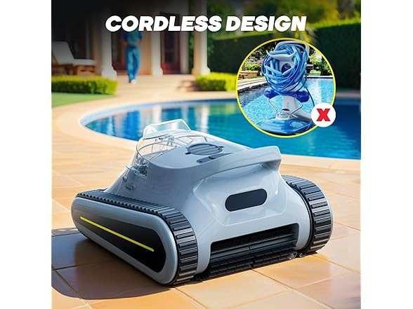 Seauto Crab Cordless Robotic Pool Vacuum