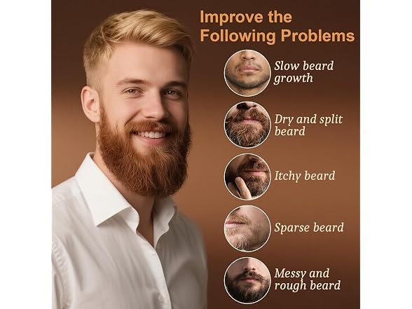 5 Pack Beard Oil Set for Beard