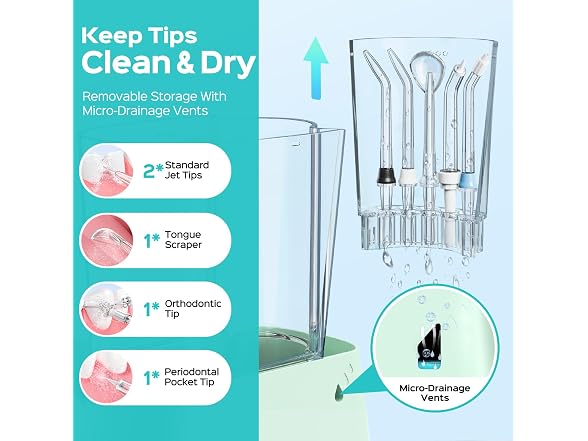 COSLUS Countertop Water Flosser