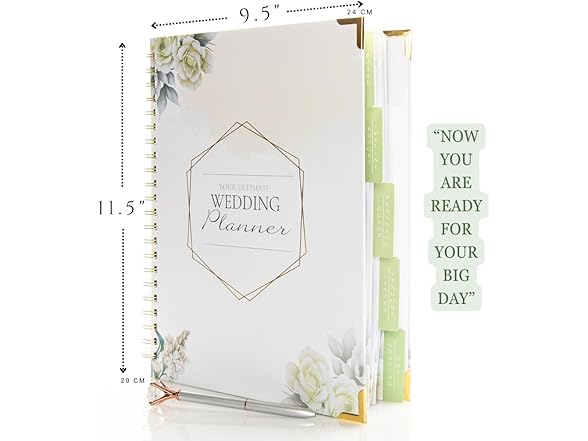Generic Wedding Planner With Pen