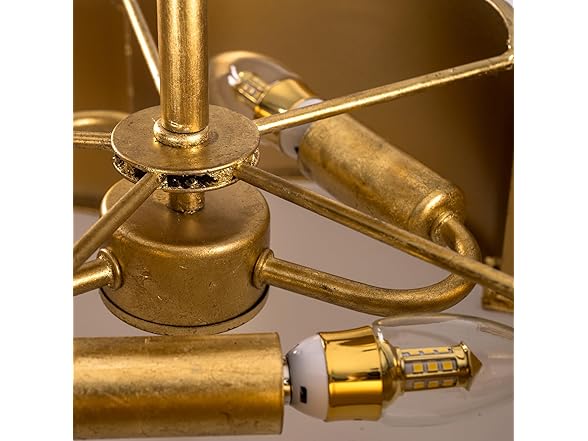 Parrot Uncle BBW9744-3 Small Gold Chandeliers Dining