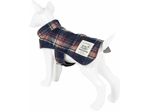 Pet Life ® Tartan Plaid Dog Coat and Mat