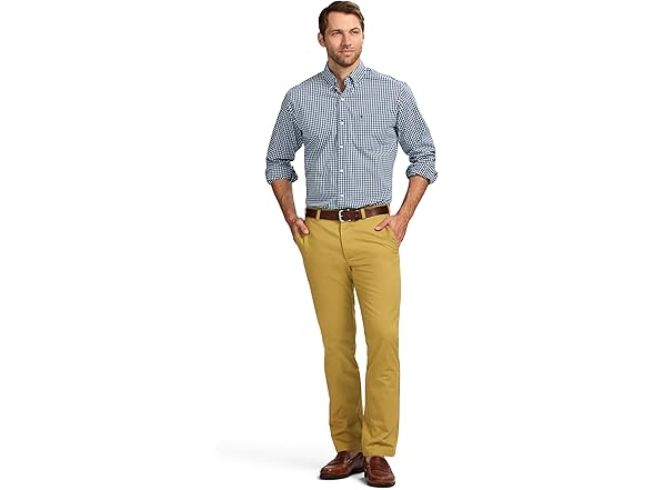 Izod Men (36W x 32L) American Chino Flat Pant