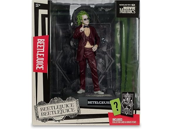 McFarlane Toys Movie Maniacs - 6in Posed Beetlejuice Fi